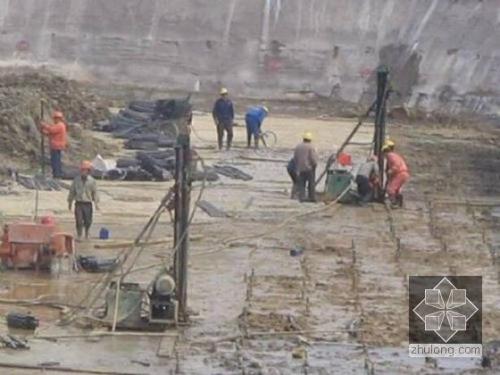 临潼我公司承建北京房山区水池地基注浆加固工程